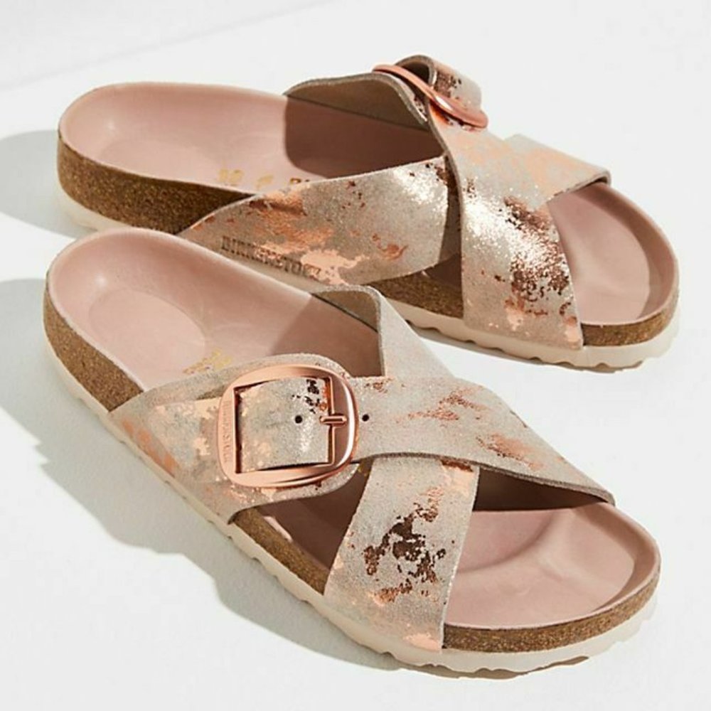 Birkenstock Siena Rose Gold Metallic Copper - Picture 1 of 15